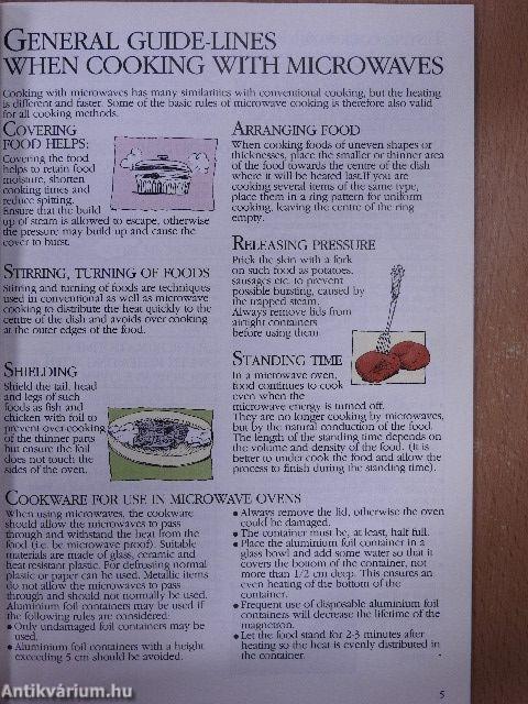 Cookbook for Microwave Oven, Microwave Oven with Grill and Microwave Oven with Grill and Crisp