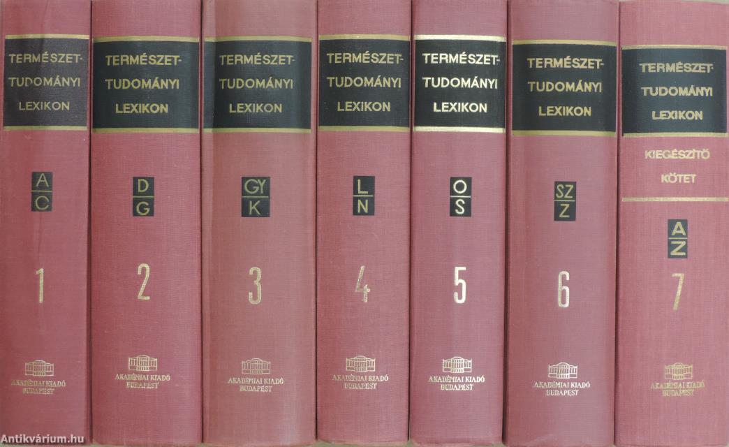 Természettudományi lexikon 1-7.