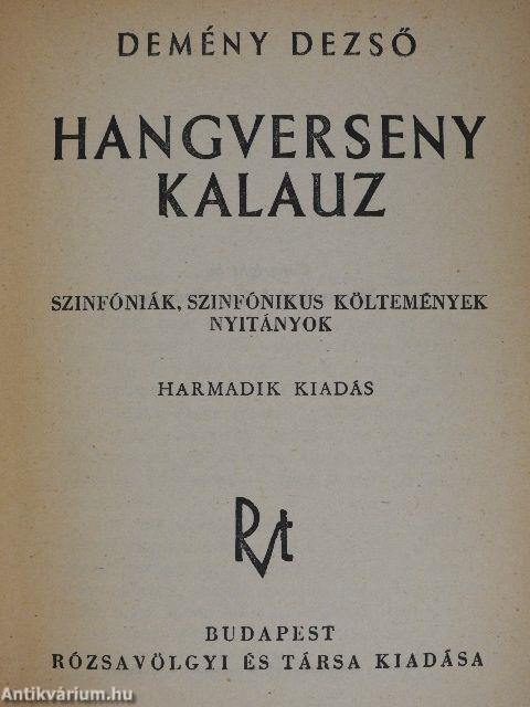 Hangverseny kalauz