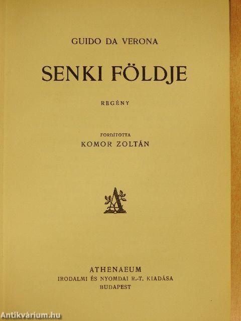 Senki földje