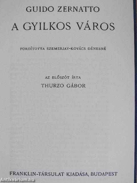 A gyilkos város