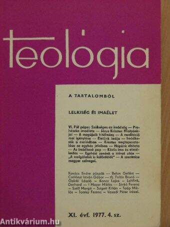 Teológia 1977/4.