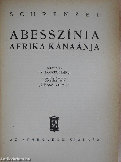 Abesszínia, Afrika Kánaánja