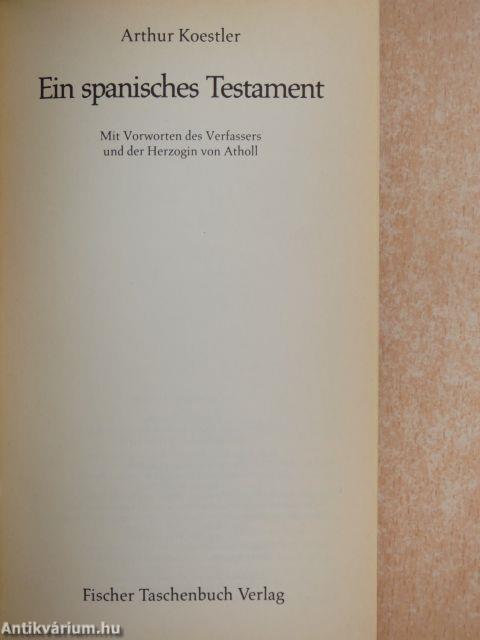 Ein spanisches Testament