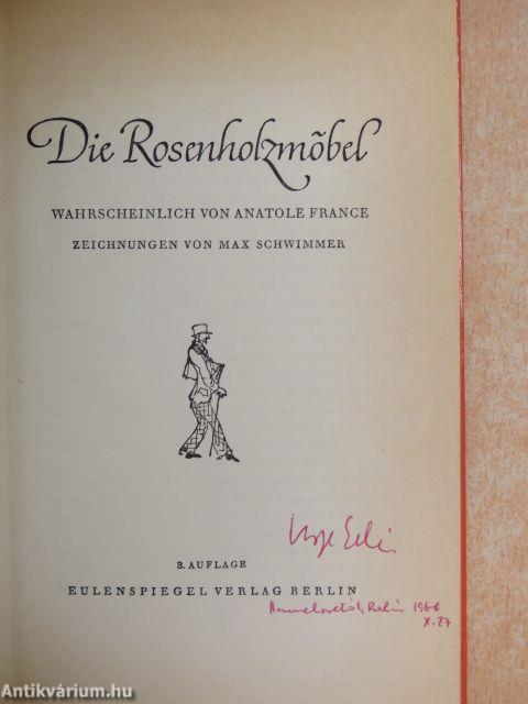 Die Rosenholzmöbel