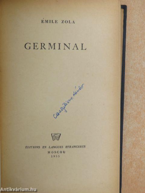 Germinal (Dr. Castiglione László könyvtárából) 