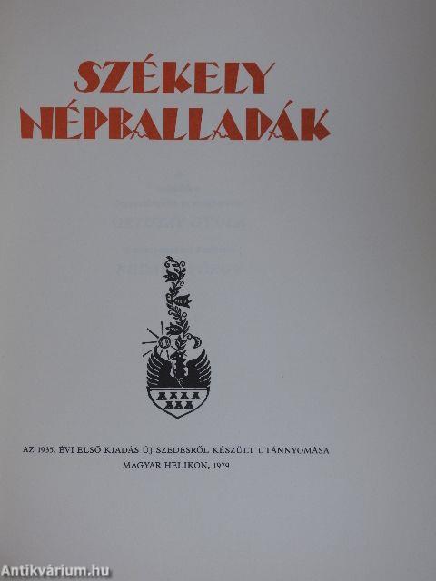 Székely népballadák