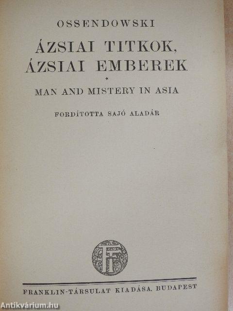 Ázsiai titkok, ázsiai emberek