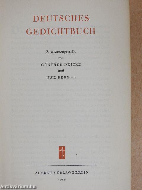 Deutsches Gedichtbuch