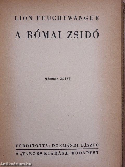 A római zsidó I-II.