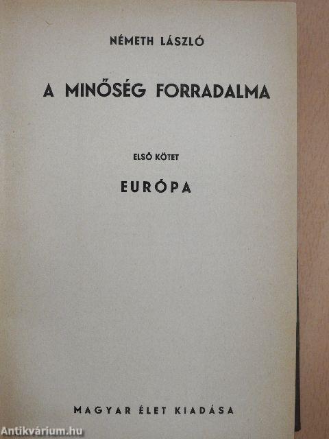 A minőség forradalma I-IV.