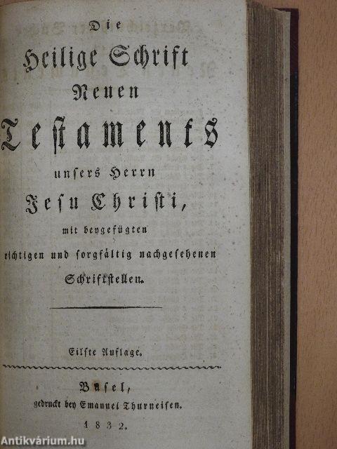 Die Bibel oder die ganze Heilige Schrift Alten und Neuen Testaments (gótbetűs)