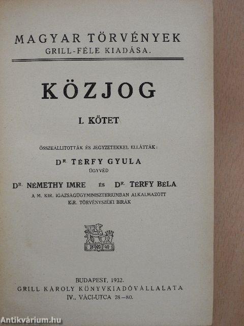 Közjog I.