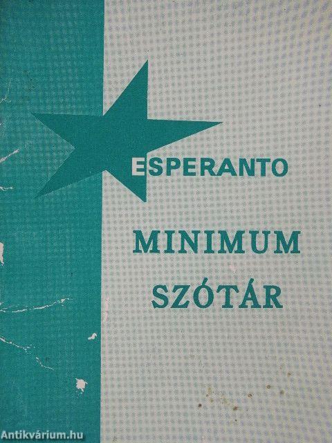 Eszperantó minimum szótár