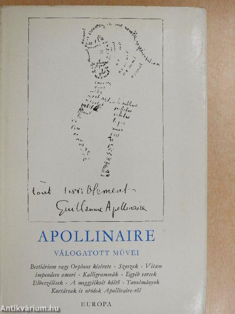 Guillaume Apollinaire válogatott művei