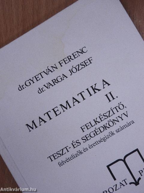 Matematika I-II.