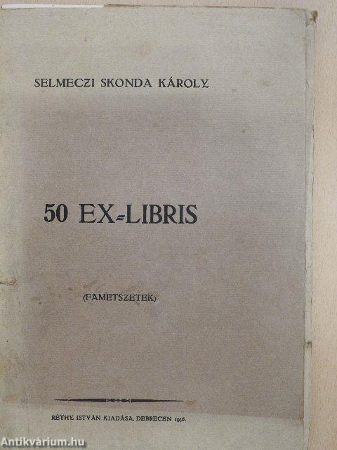 Selmeczi Skonda Károly 50 ex-librise (nem teljes)