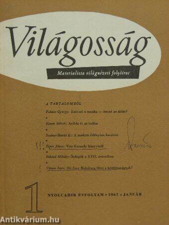 Világosság 1967. január