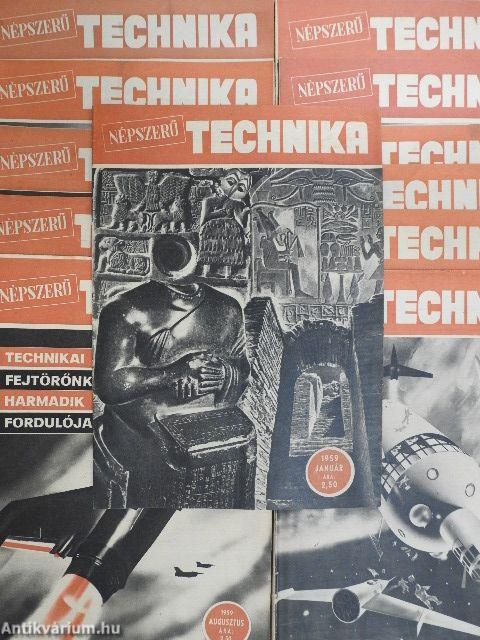 Népszerű Technika 1959. január-december