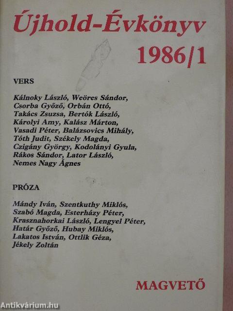 Újhold-Évkönyv 1986/1