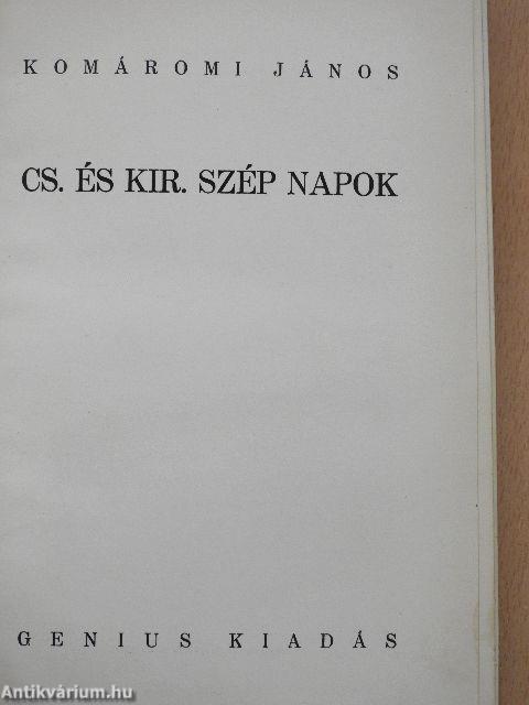 Cs. és kir. szép napok