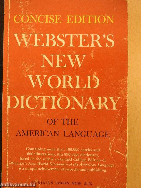 Webster's New World Dictionary of the American Language