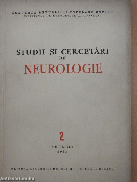 Studii si cercetari de Neurologie 2.