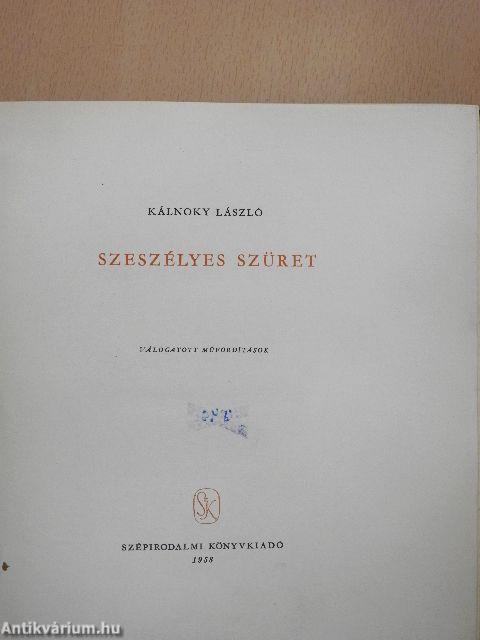 Szeszélyes szüret