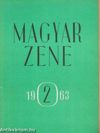 Magyar Zene 1963/2.