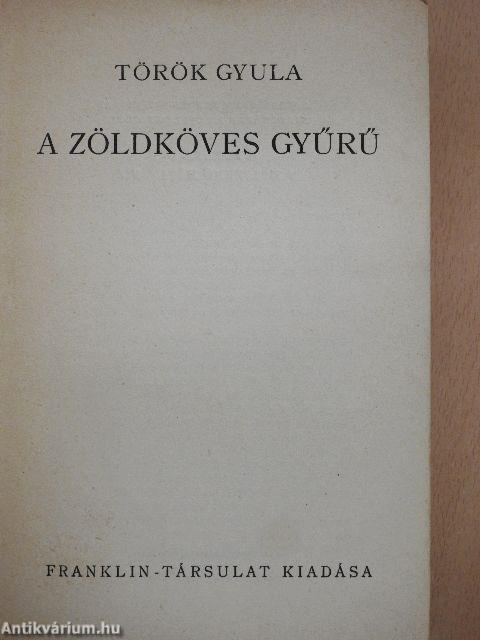 A zöldköves gyűrű