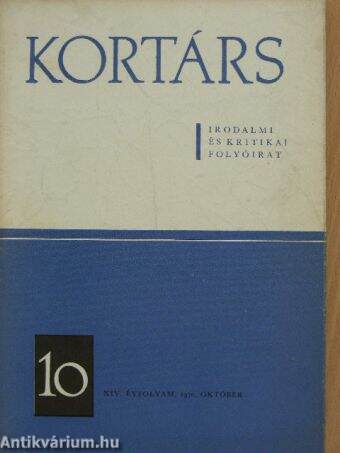 Kortárs 1970. október