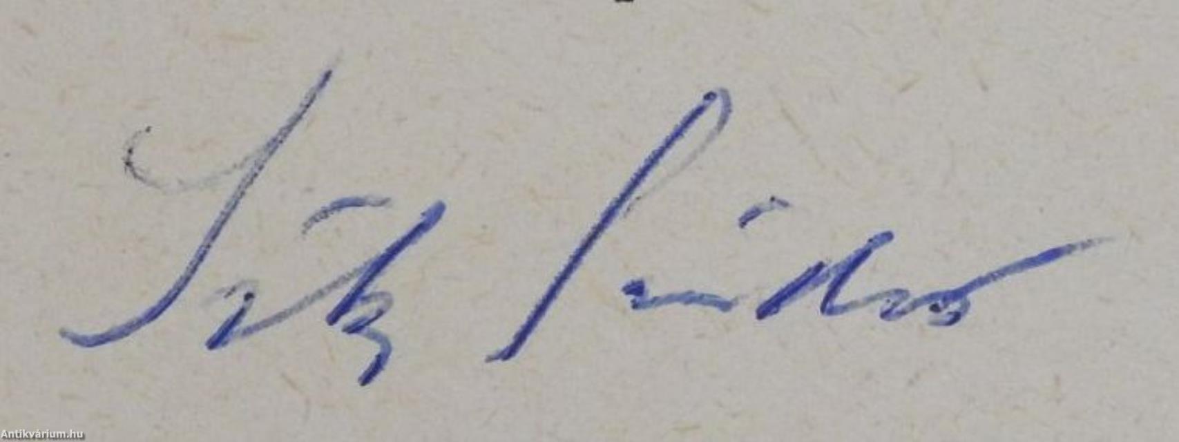Őszi fecske (aláírt példány)
