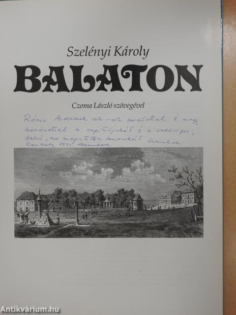 Balaton (dedikált példány)