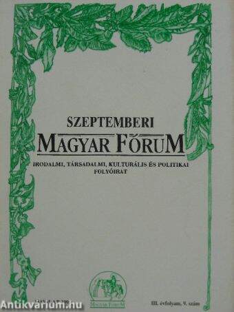 Szeptemberi Magyar Fórum 1995.