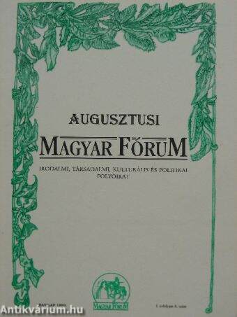 Augusztusi Magyar Fórum 1993.