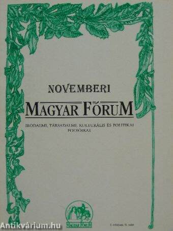 Novemberi Magyar Fórum 1993.