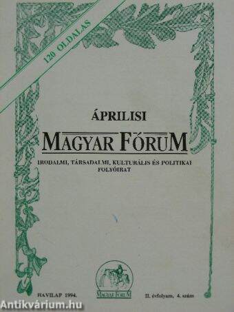 Áprilisi Magyar Fórum 1994.