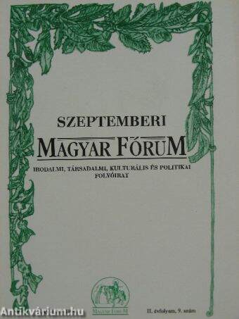 Szeptemberi Magyar Fórum 1994.