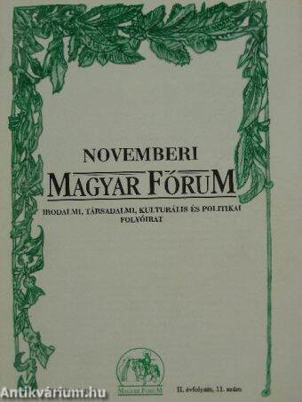 Novemberi Magyar Fórum 1994.