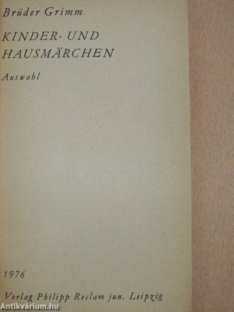 Kinder- und Hausmärchen