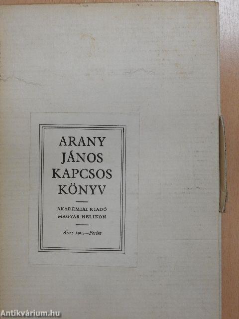 Arany János Kapcsos könyve