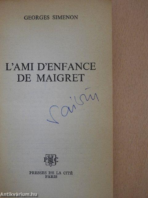 L'ami d'enfance de Maigret