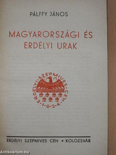 Magyarországi és erdélyi urak