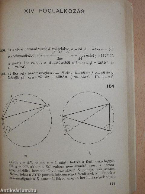 Matematikai feladatok II. (töredék)