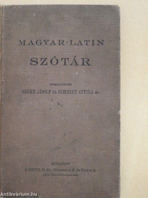 Magyar-latin szótár