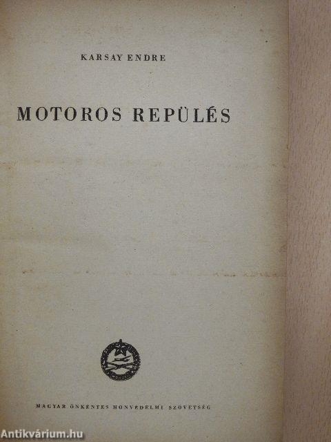 Motorosrepülés