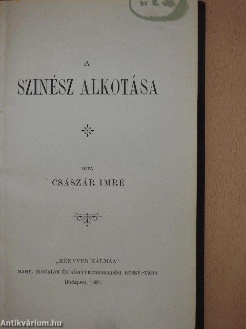 A szinész alkotása
