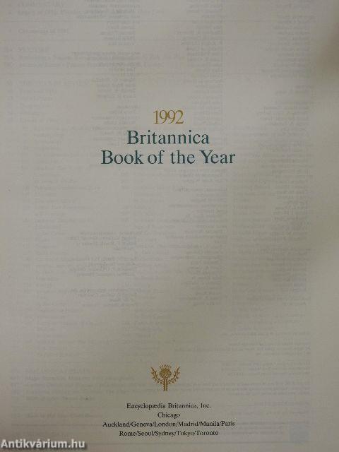 Britannica Book of the Year 1992