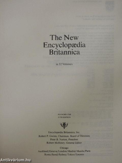 The New Encyclopaedia Britannica in 32 Volumes - Propaedia