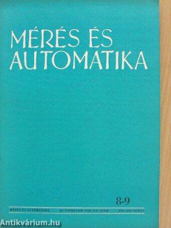 Mérés és automatika 1963/8-9.